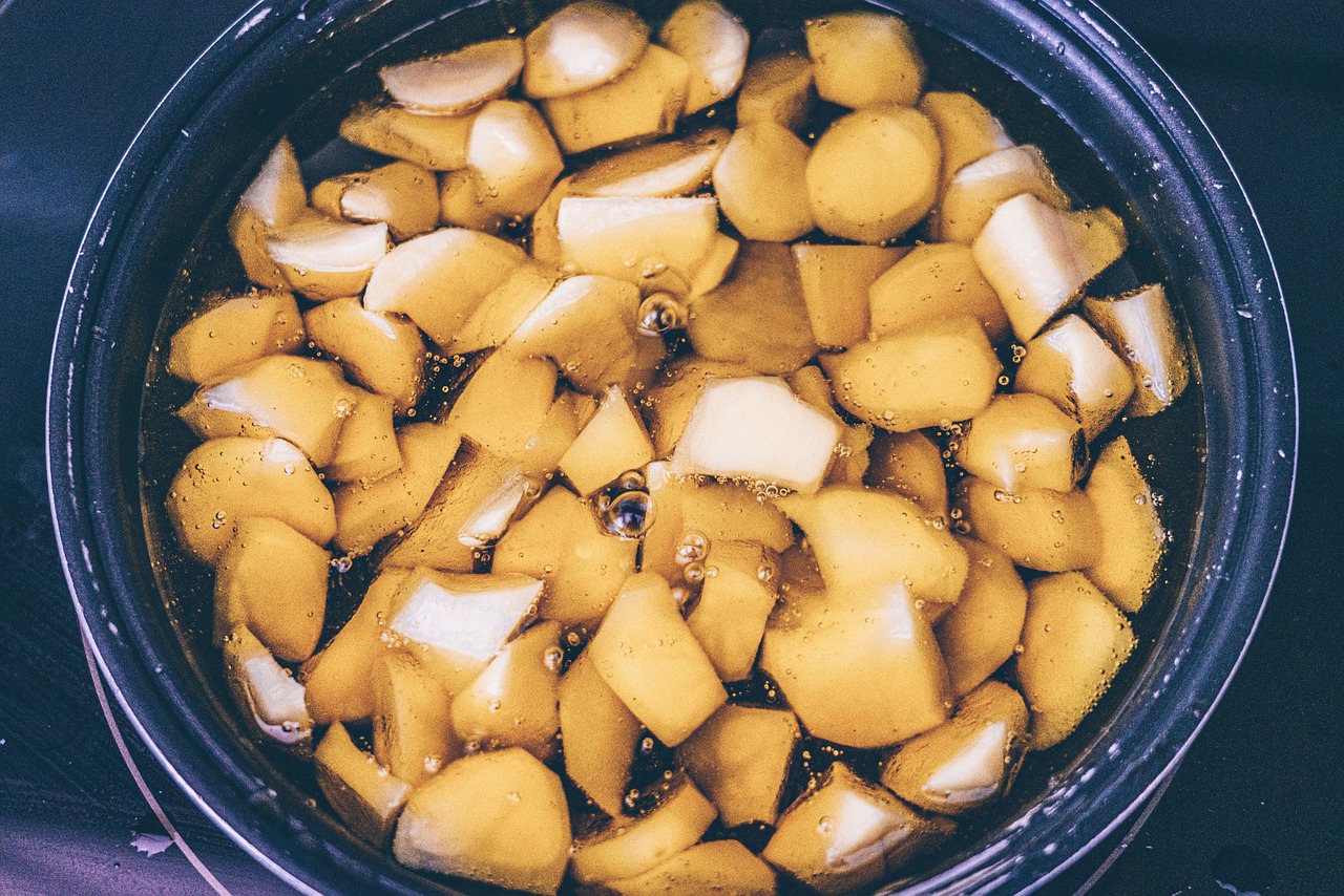 gambar kentang direbus